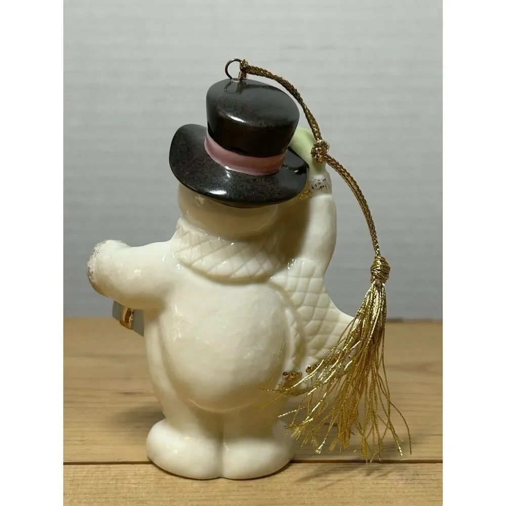 Lenox A Frosty Morning 1998 Annual Snowman Ornament & COA